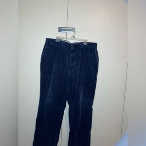 Polo Ralph Lauren Corduroy Pants Blue Flat Front Men’s Size 40x34 Philip Pant￼